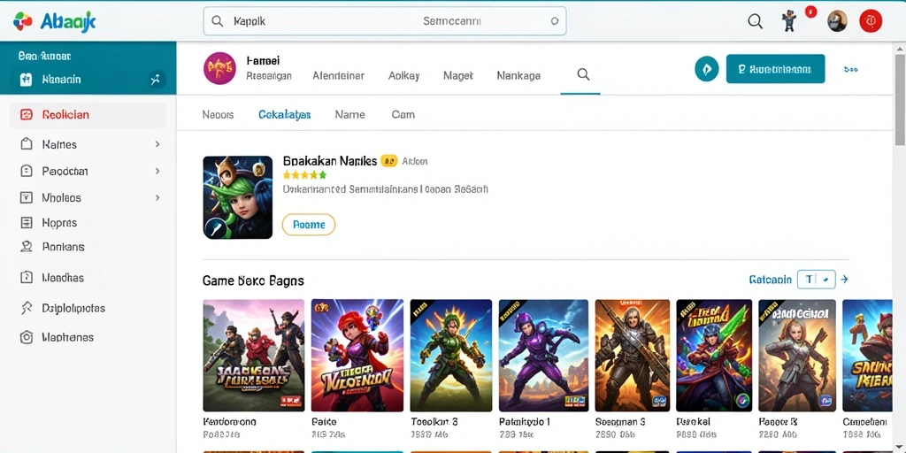 Desain latar belakang yang penuh warna dan detail.