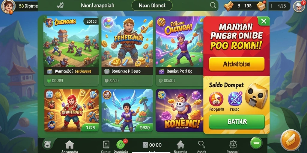 Sistem rewards yang membuat permainan semakin seru dan menantang.