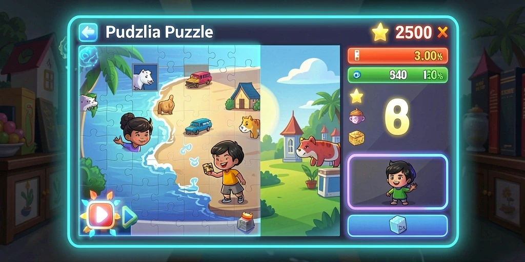 Screenshot menampilkan menu kustomisasi karakter yang menarik.