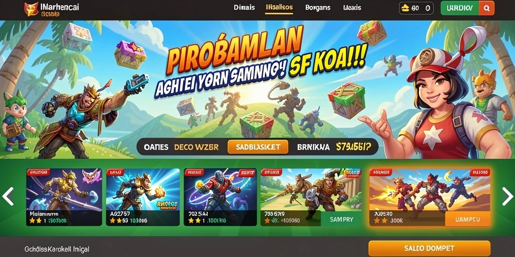 Screenshot 3: Antarmuka chat untuk berinteraksi dengan pemain lain.