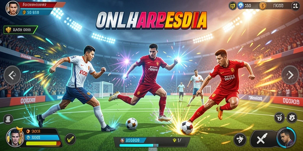 Screenshot memperlihatkan fitur leaderboard dan peringkat pemain.